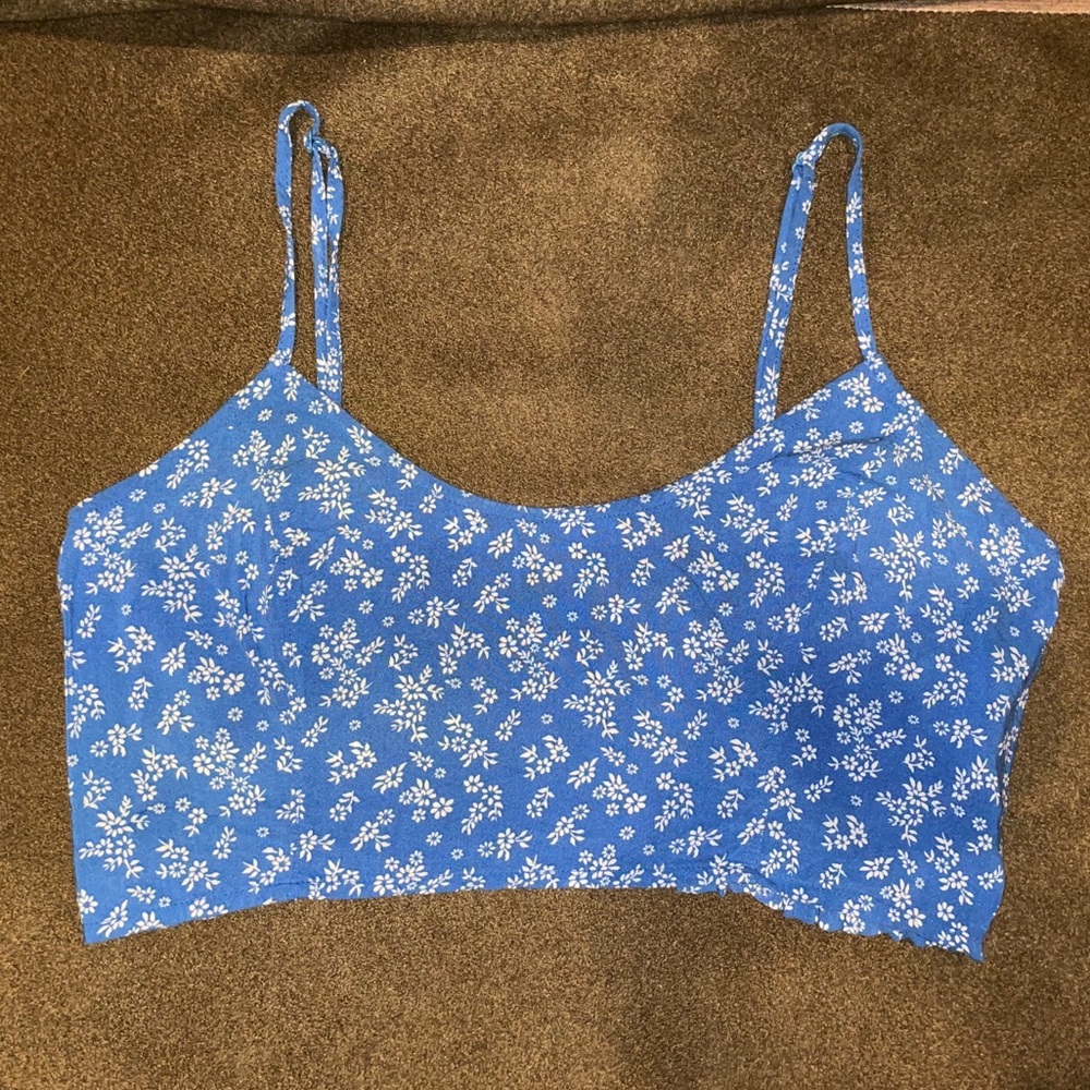 We the free Blue Floral Bralette